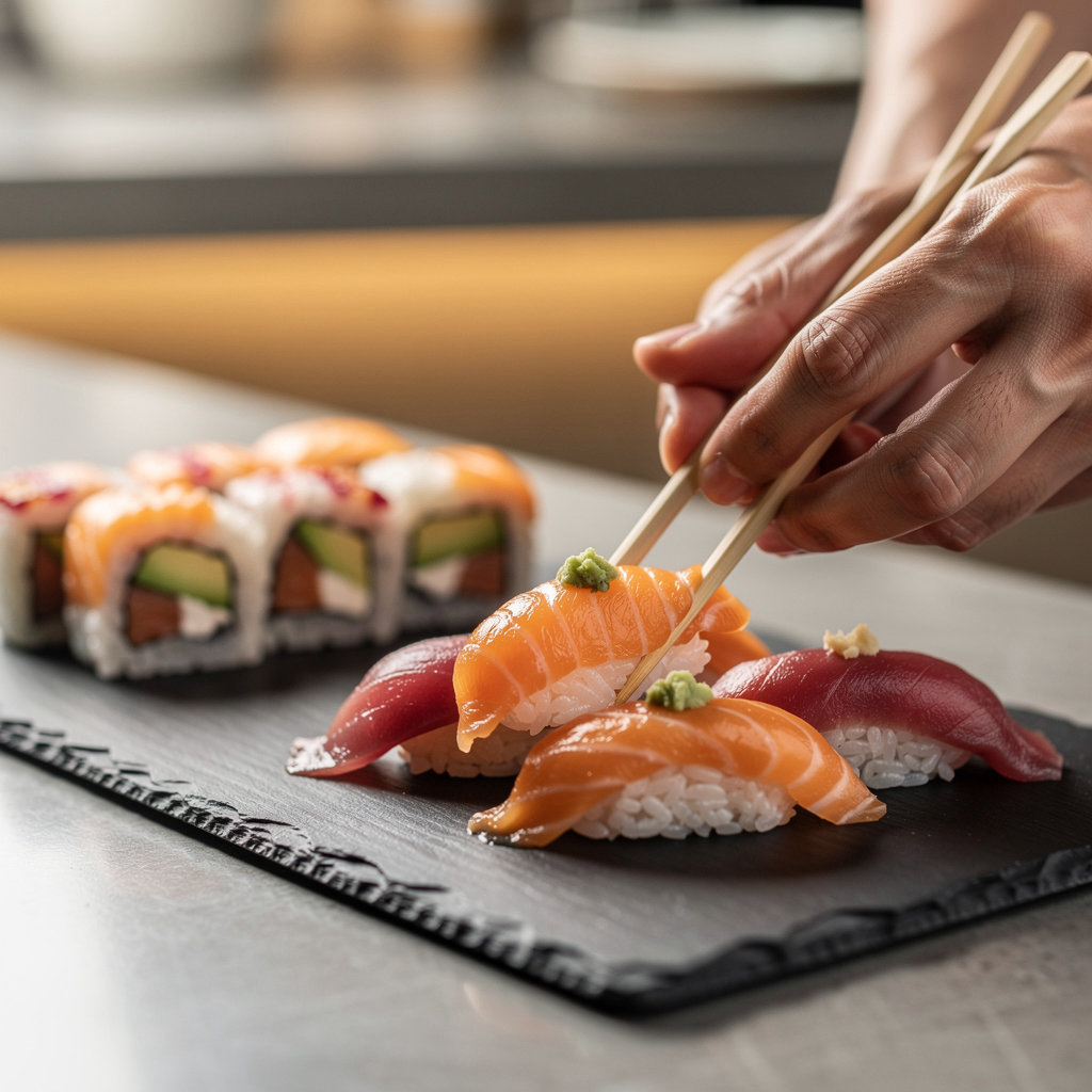 Sushi 2's featured sushi rolls and fresh Japanese dishes presented beautifully in North Park, San Diego